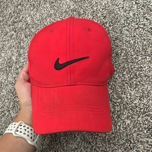 Nike Red Cap with Black Logo
